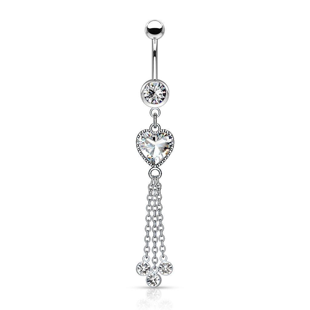 Belly button ring chain new arrivals