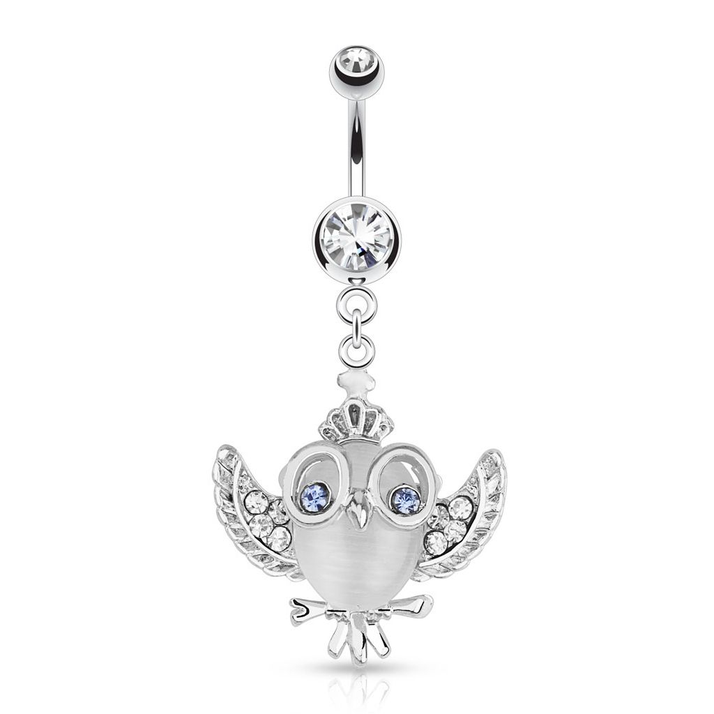 Owl belly hotsell button rings
