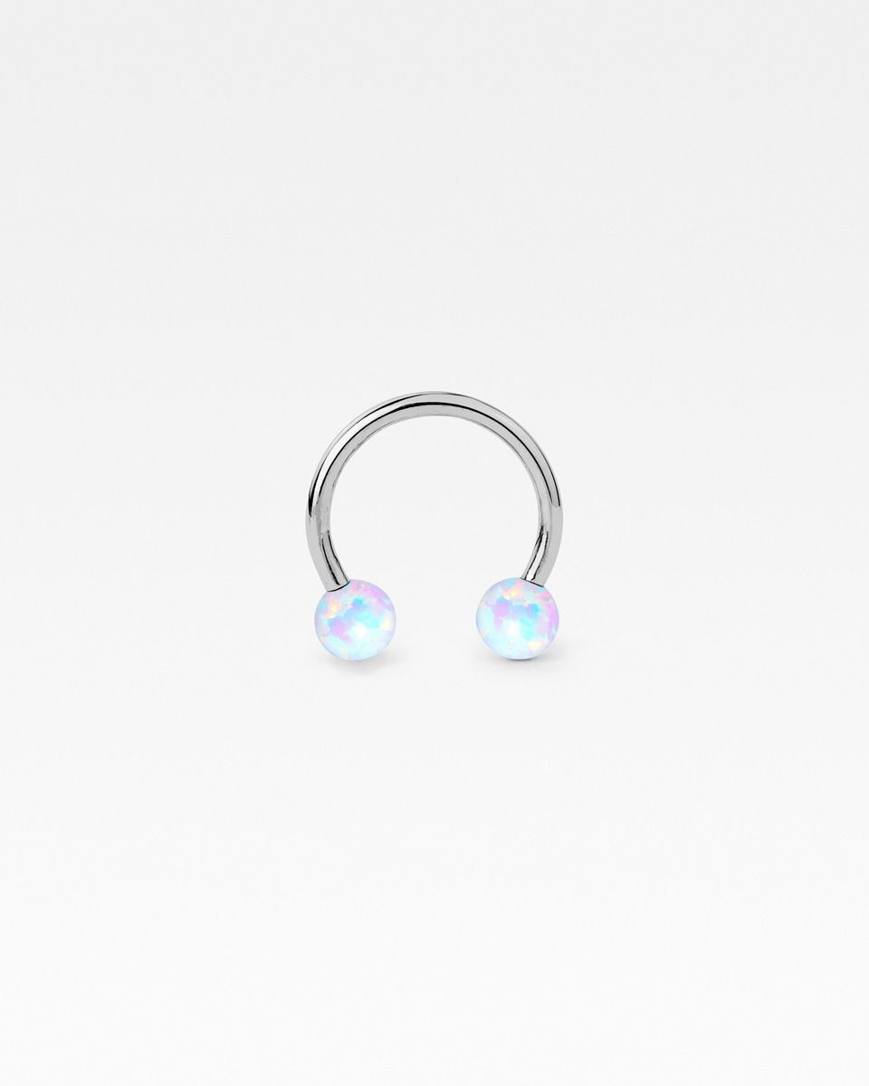 Opal shop septum horseshoe