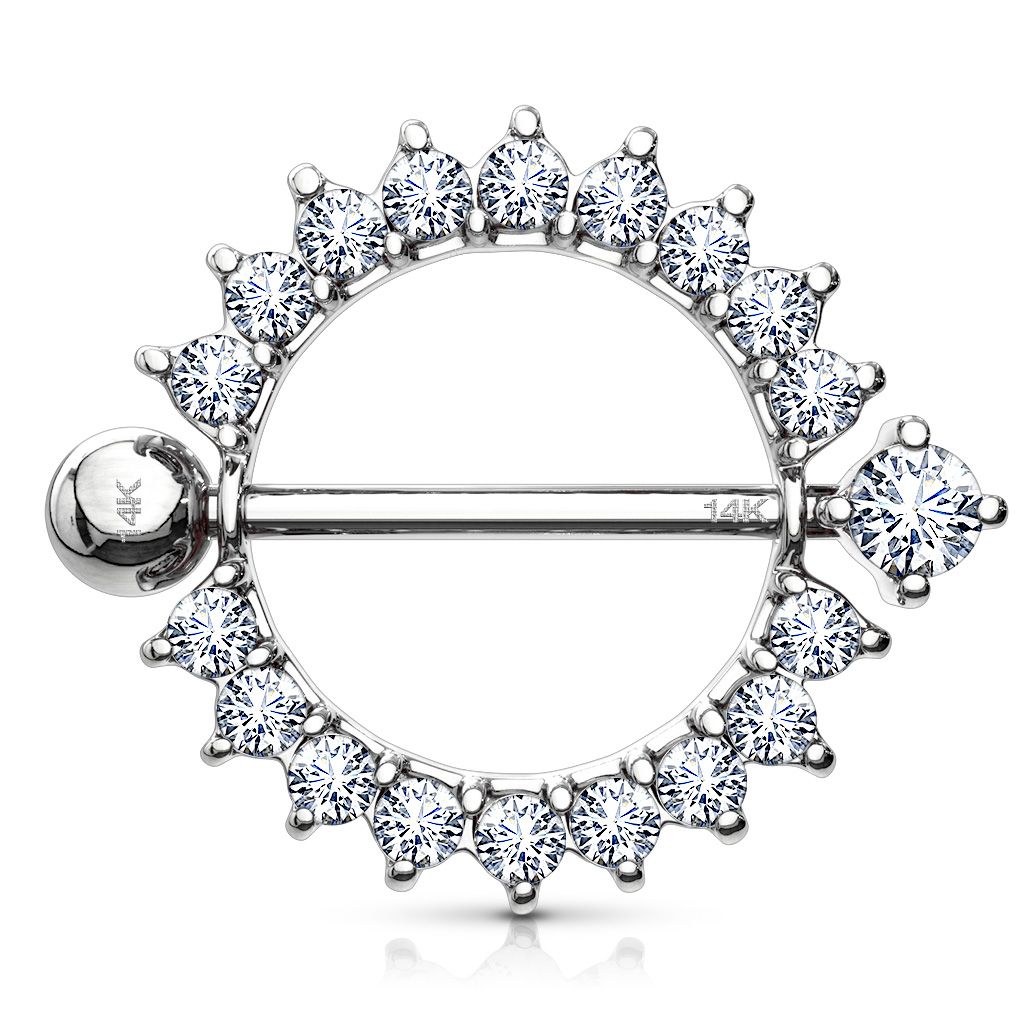 Solid gold on sale nipple bar