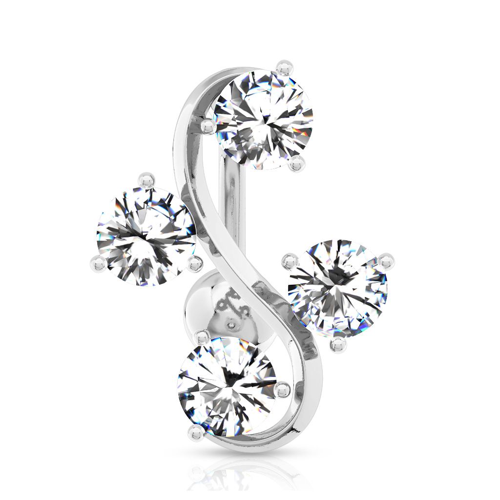 Stud belly sales button rings