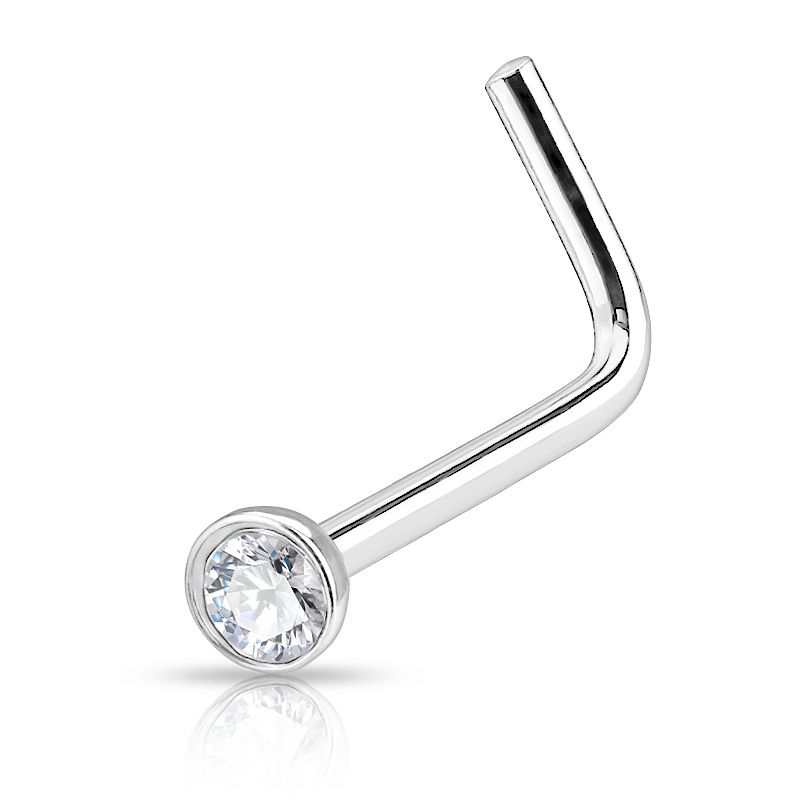 L shaped outlet nose retainer