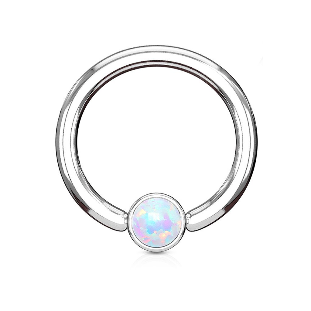 Opal captive hotsell bead