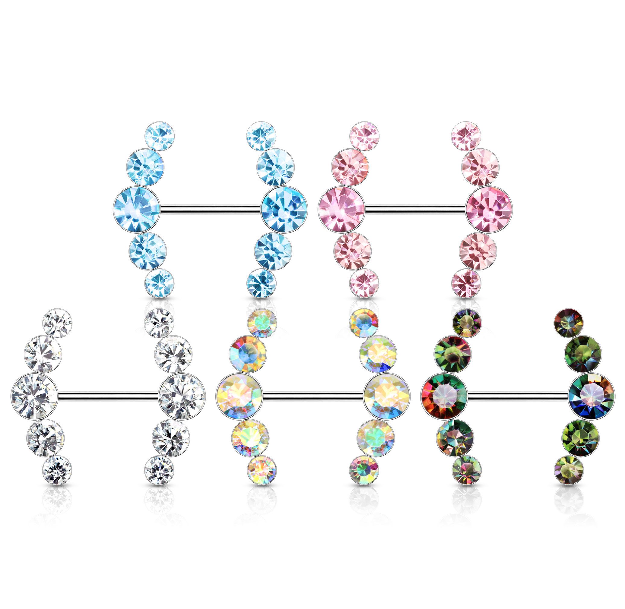Curved sales nipple barbells