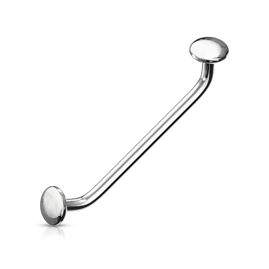 Original surface bar with a 45 angle in a flat design