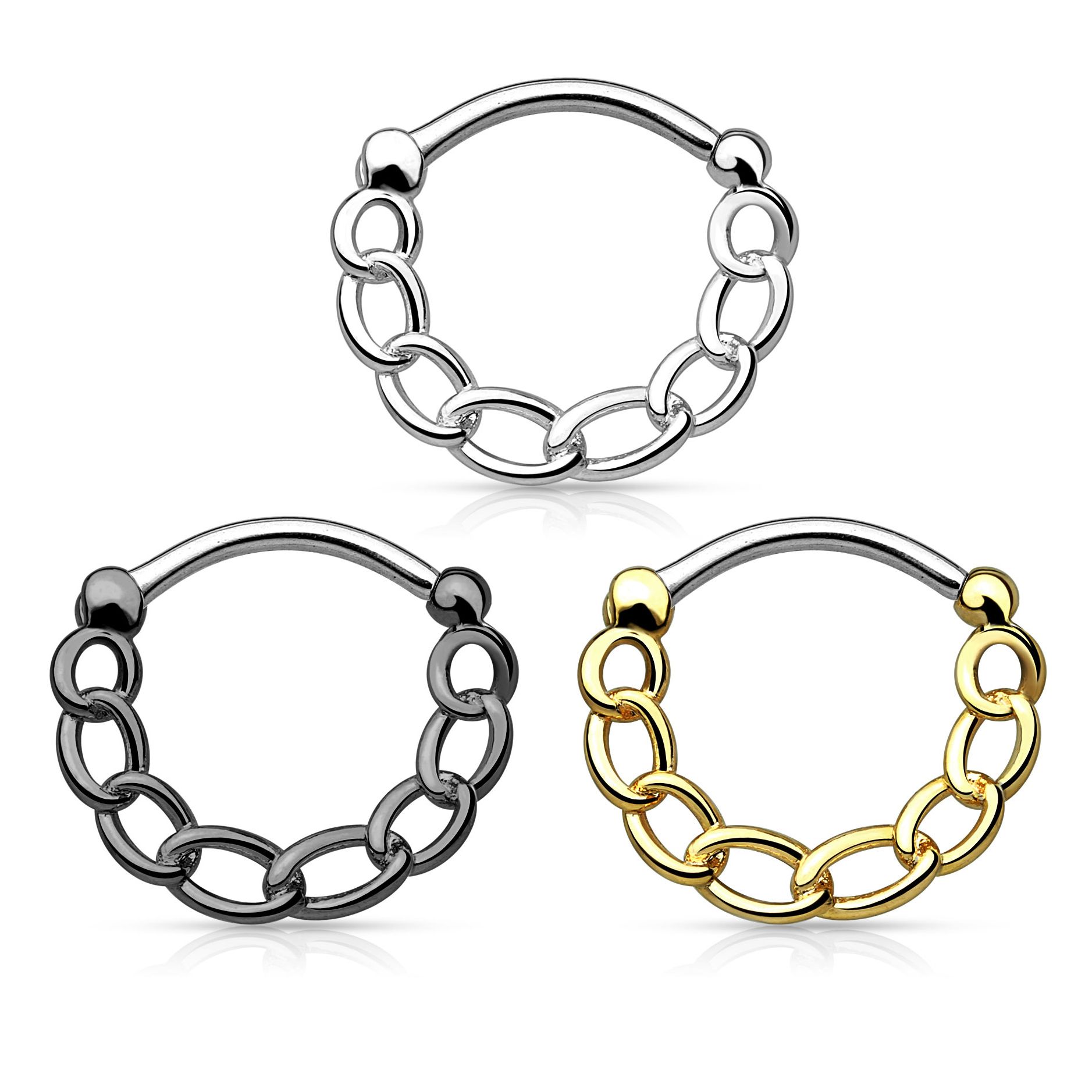 Stainless steel septum discount clicker