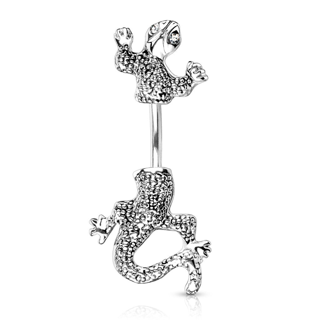 Lizard belly button ring 2025