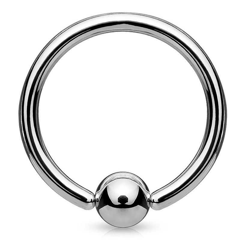 Quality captive bead ring made of grade 23 titanium