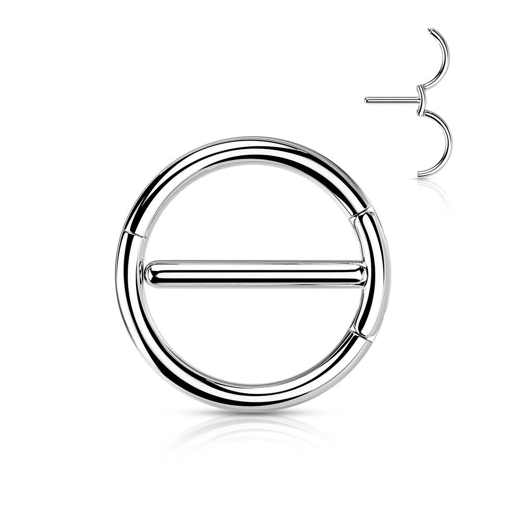 Classy nipple shield with dual hinged ring for all occasions