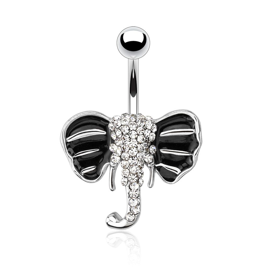 Elephant belly hotsell button rings