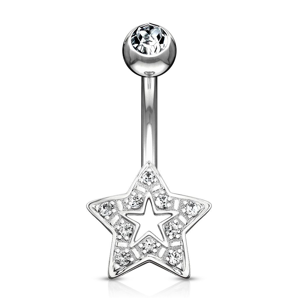 Beautiful 14k gold belly button ring for gold jewelry lovers