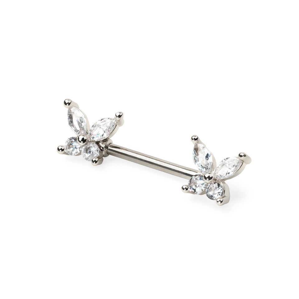 Butterfly nipple piercings new arrivals