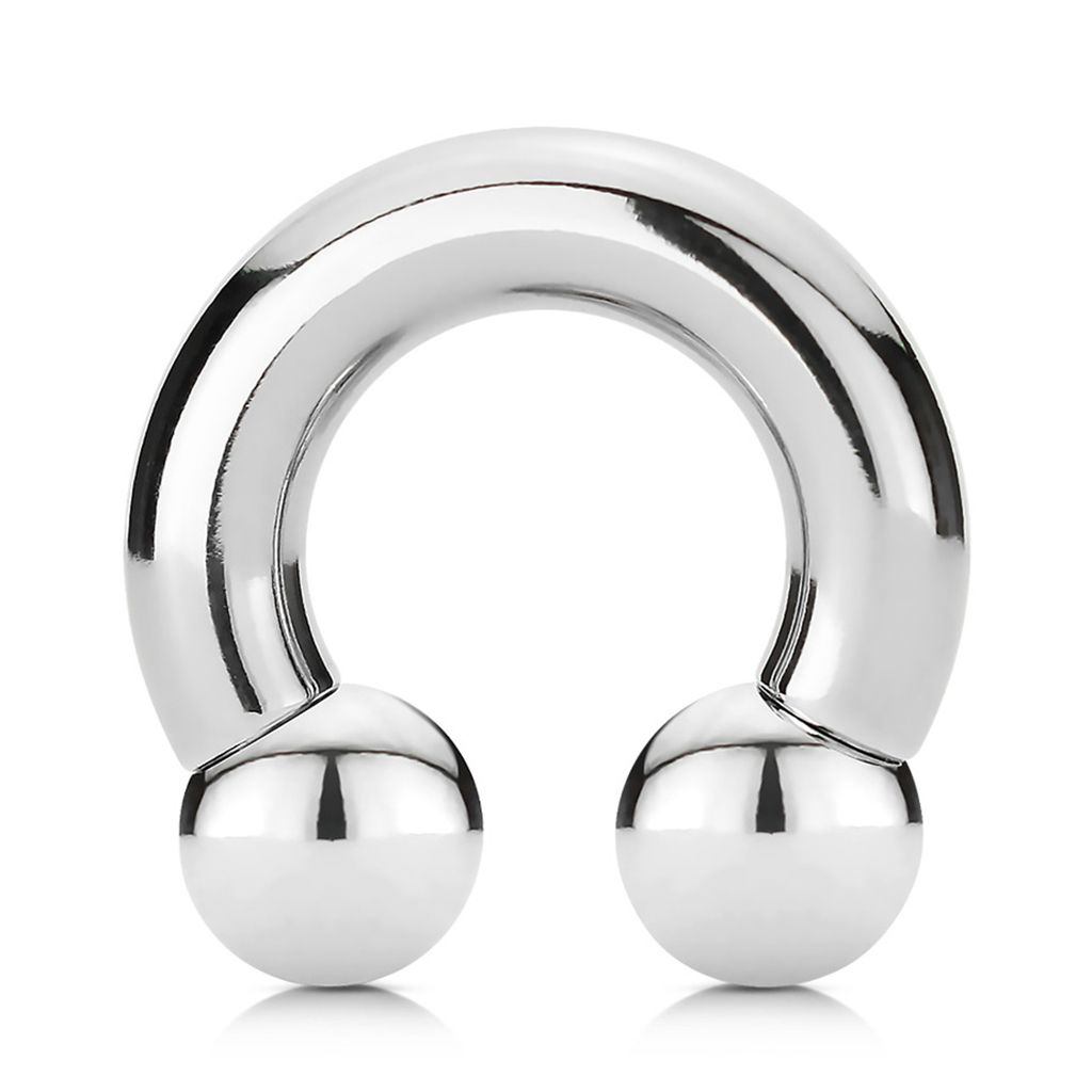 Fabulous large circular barbell internally threaded in many