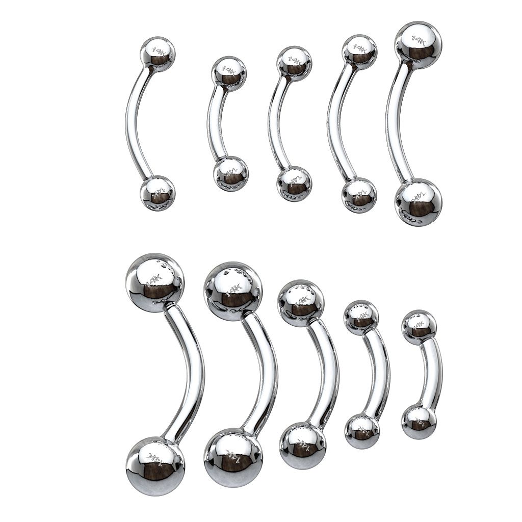 Curved best sale nipple barbells