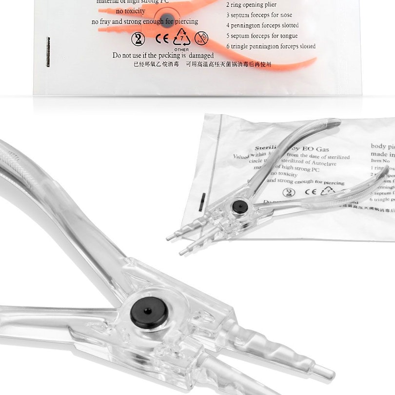 Practical gas sterilized ring opener pliers to change your rings