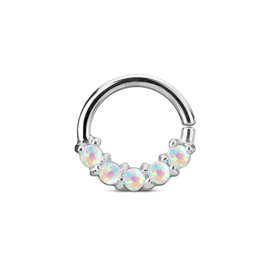 Opal outlet septum jewelry