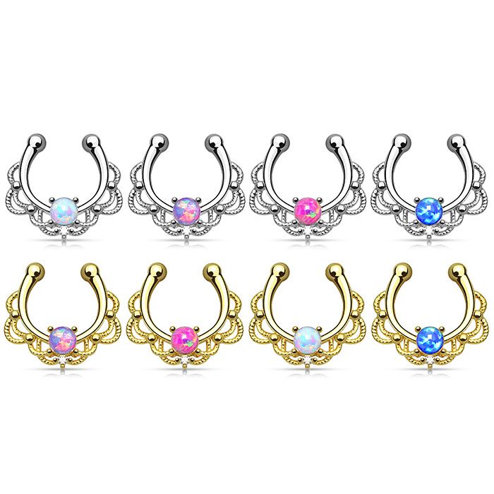 Opal septum clearance piercing