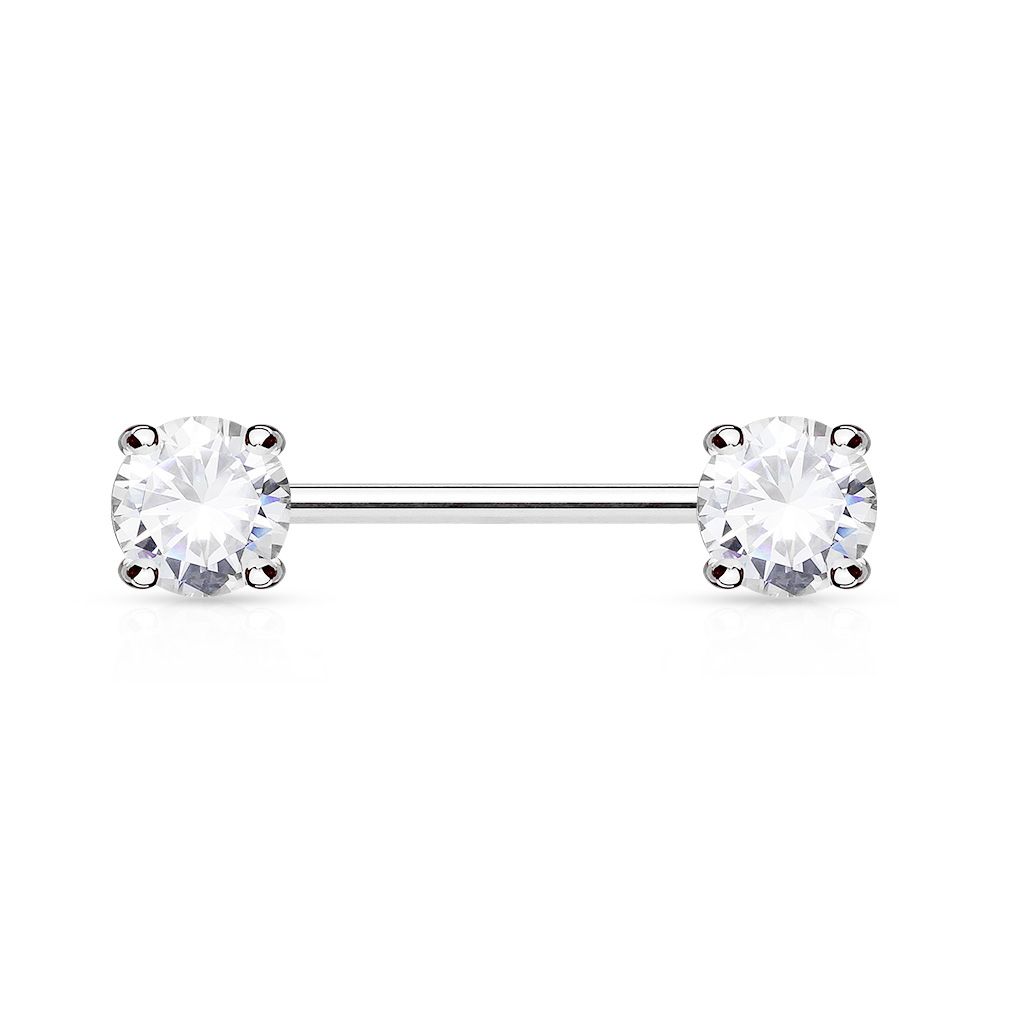 Real diamond discount nipple ring