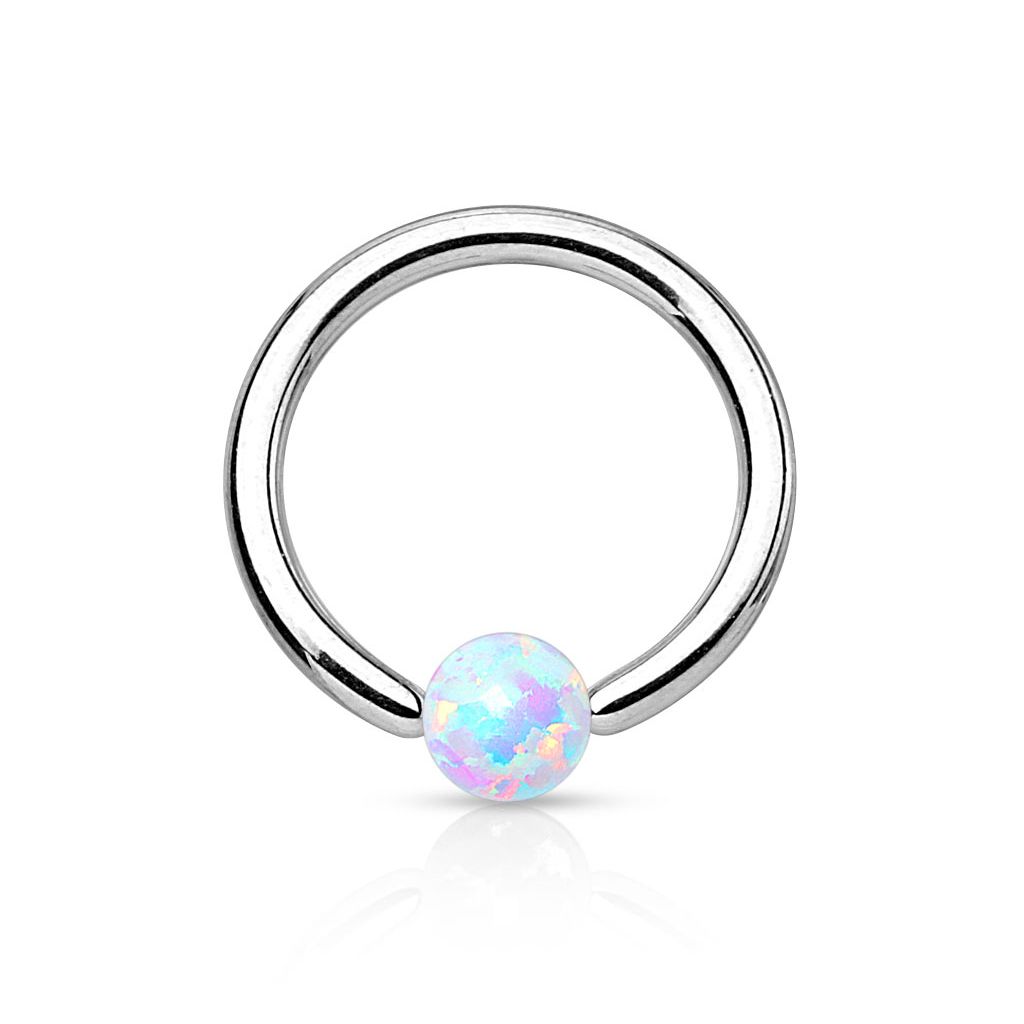 Opal captive bead ring on sale