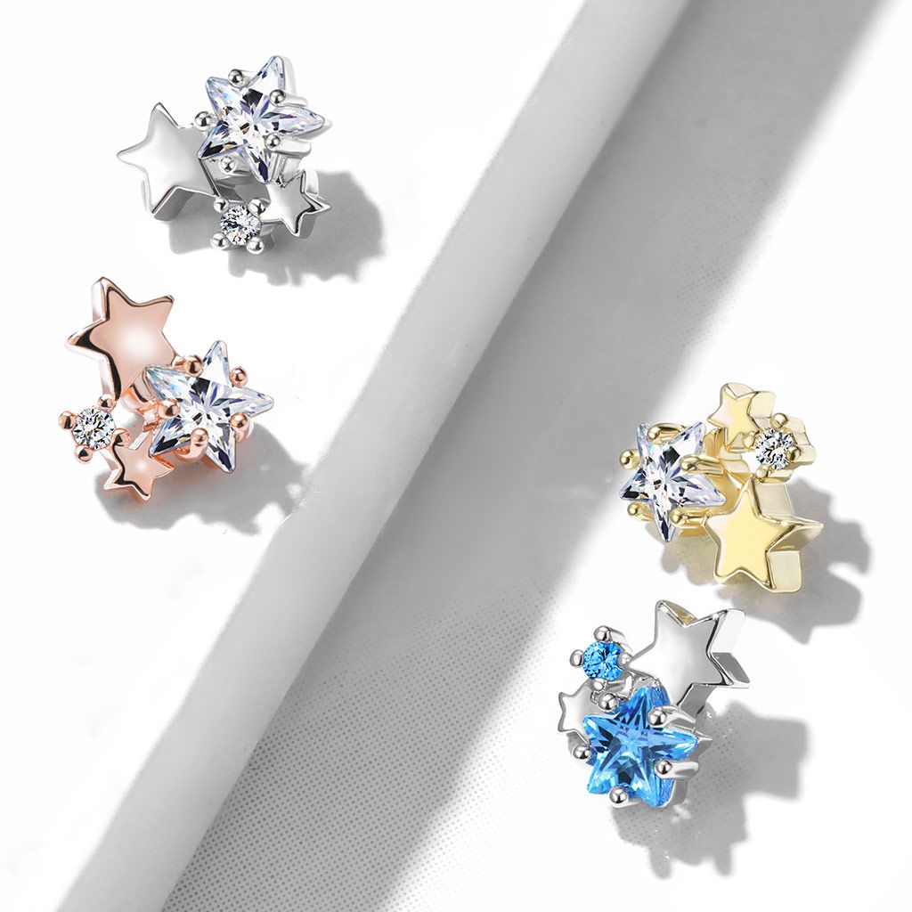 Dermal top with rain of stars