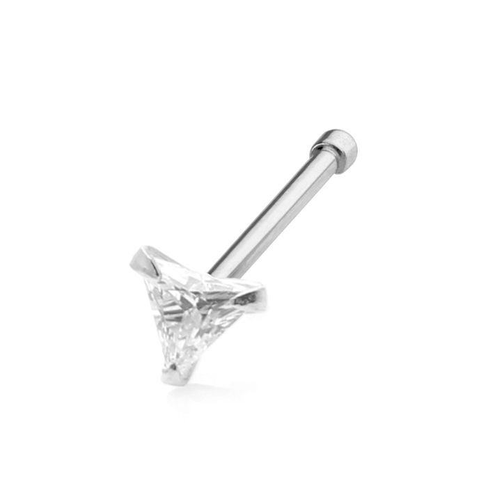 Triangle diamond nose pin outlet