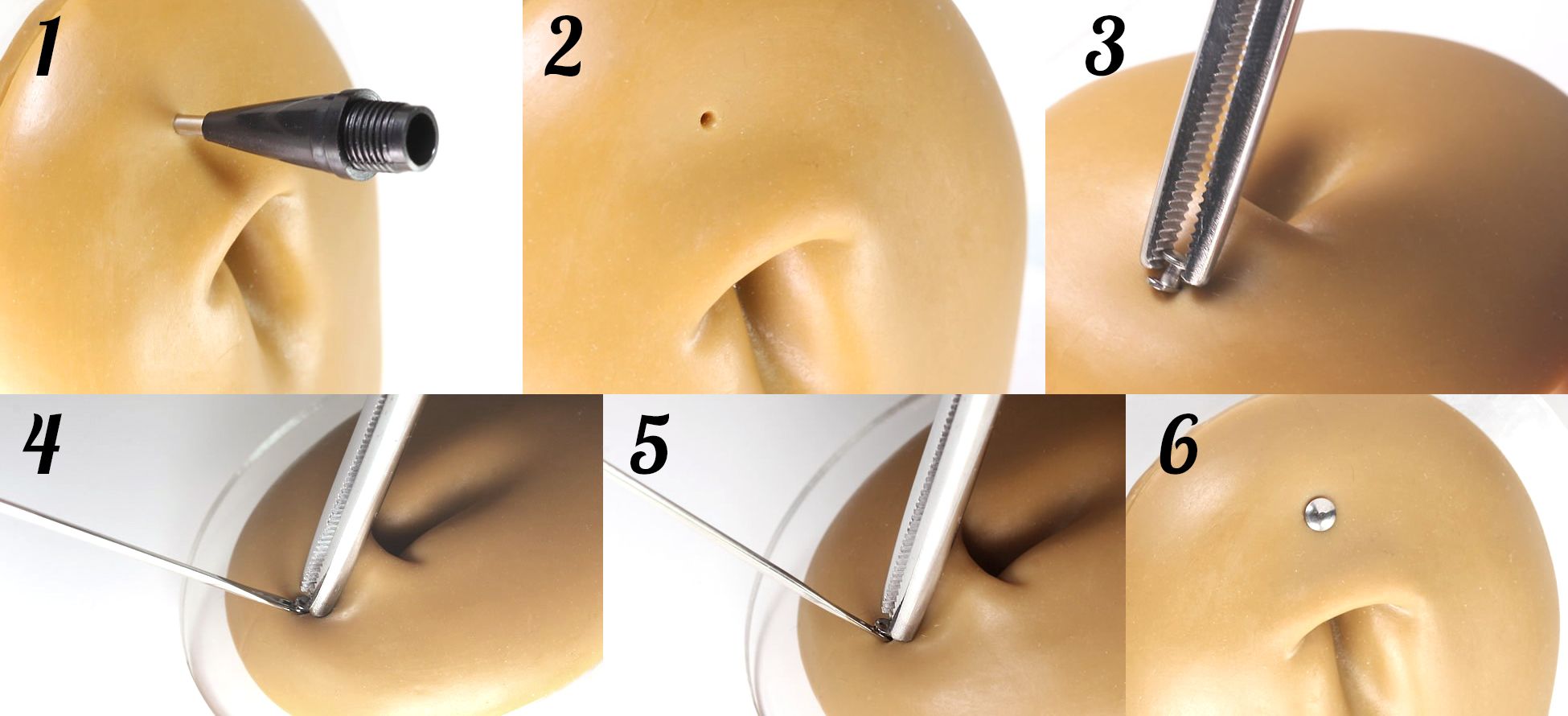 Piercing clearance dermal anchor