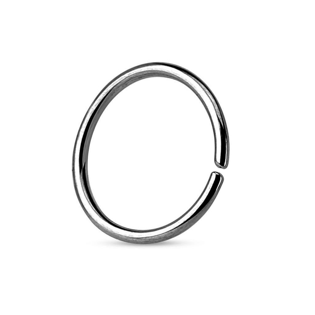 Titanium piercing ring top