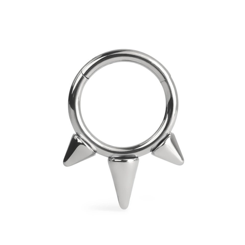 Spikes stainless steel skull new arrivals ring