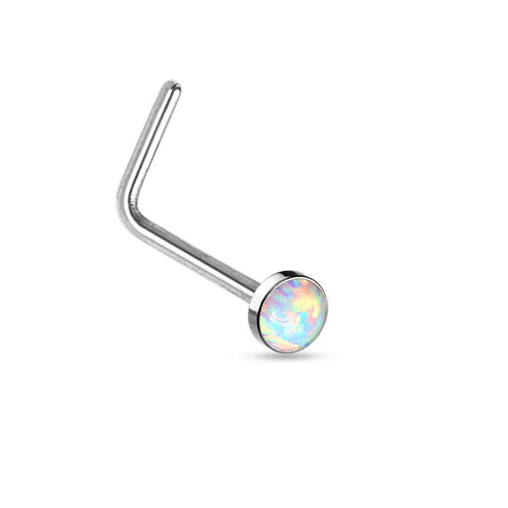 Opal stud nose ring online