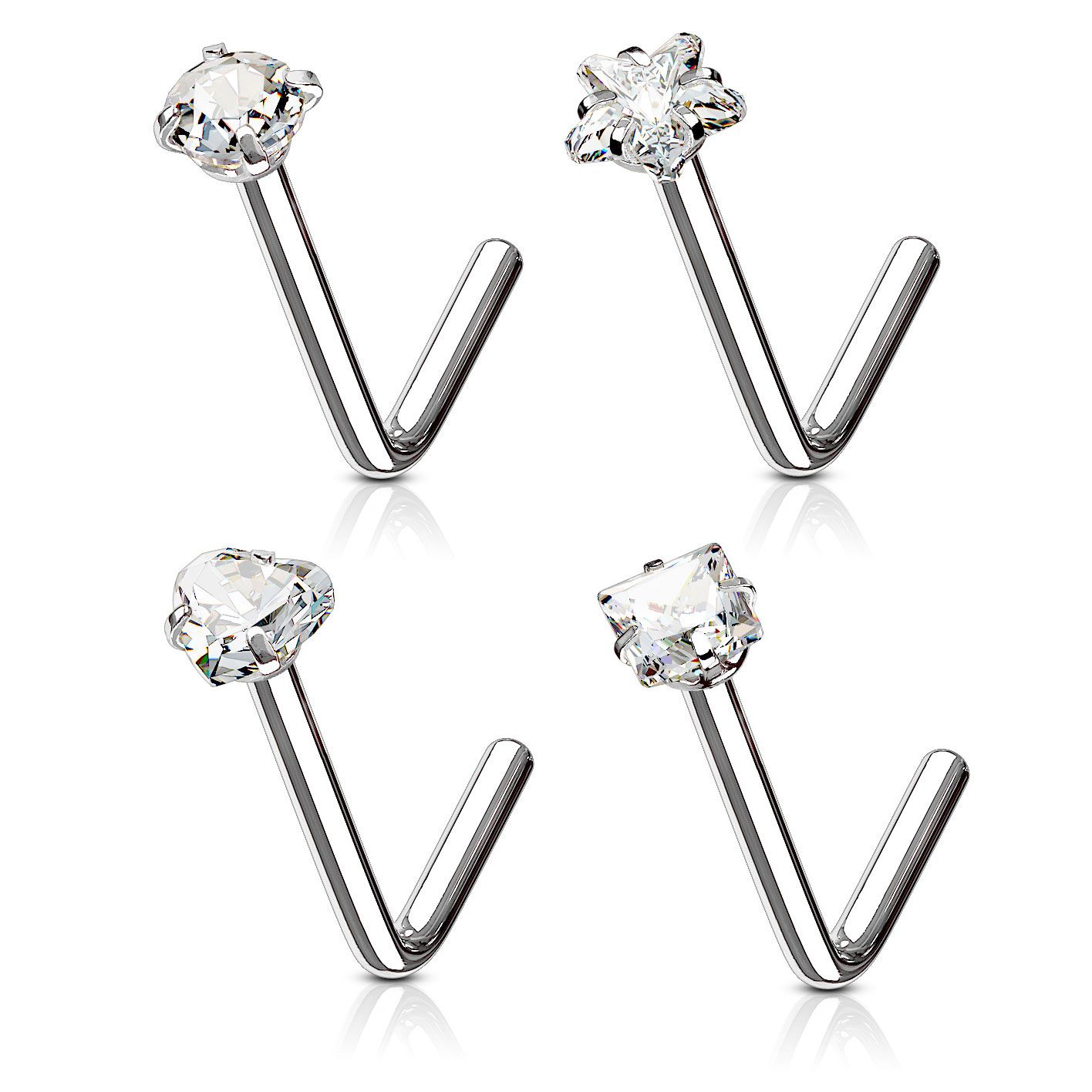 Nose stud clearance styles