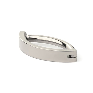 Stylish titanium belly ring clicker