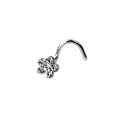 Nose screw with flower