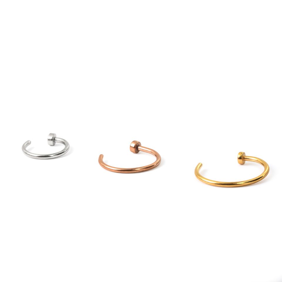 Nose top ring transparent
