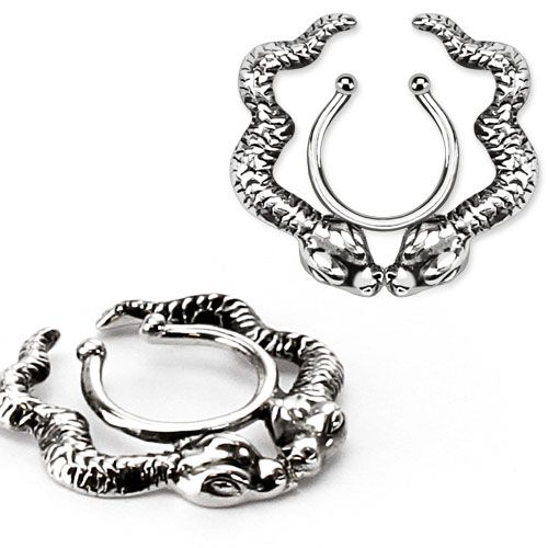 Fake nipple piercing rings discount
