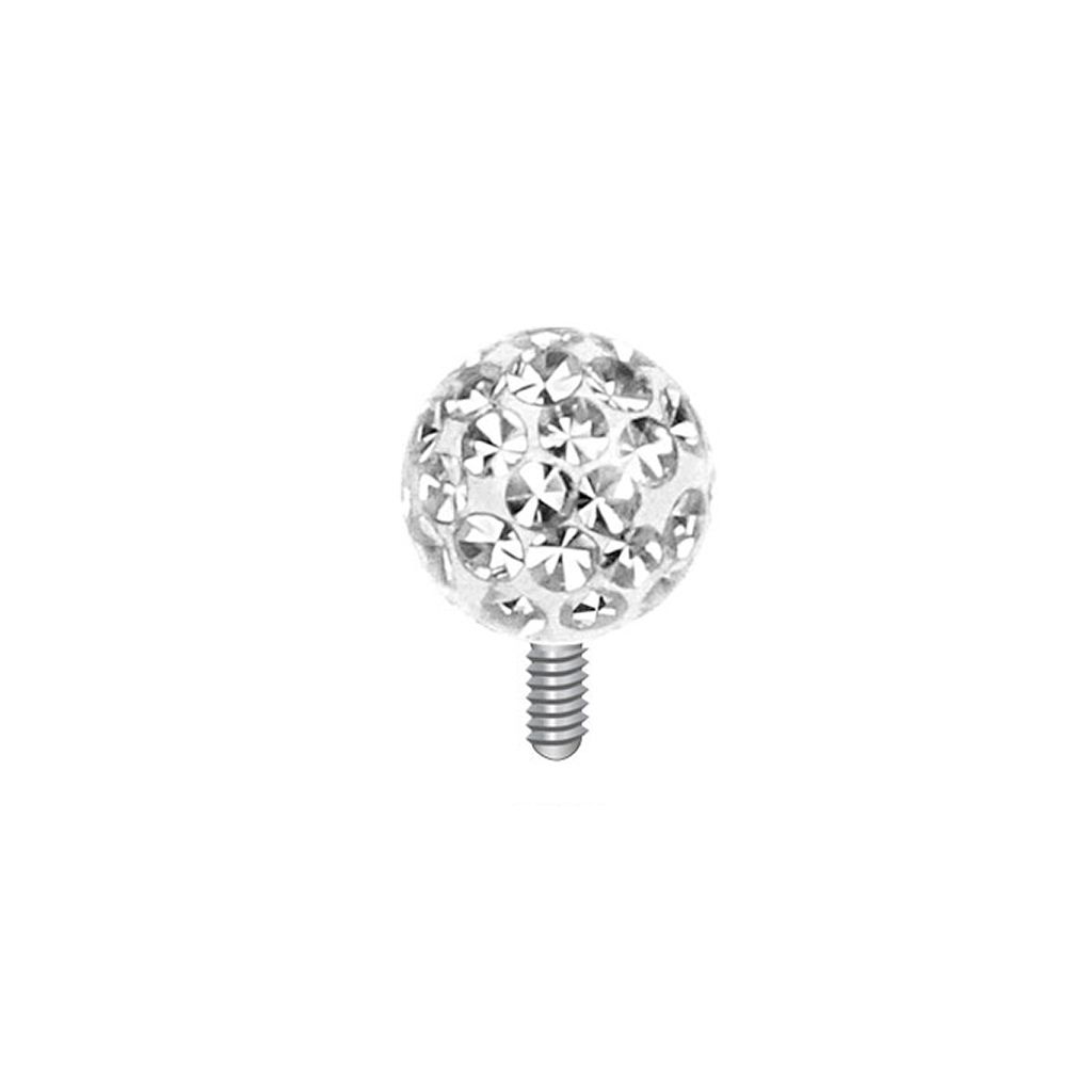 Bright and sparkling ferido ball for dermal anchor in your choice