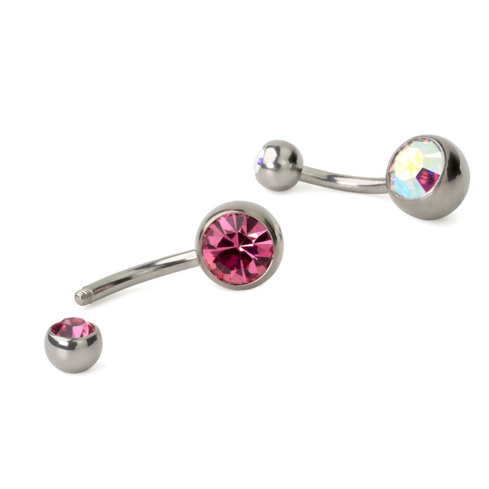 High quality titanium belly button ring