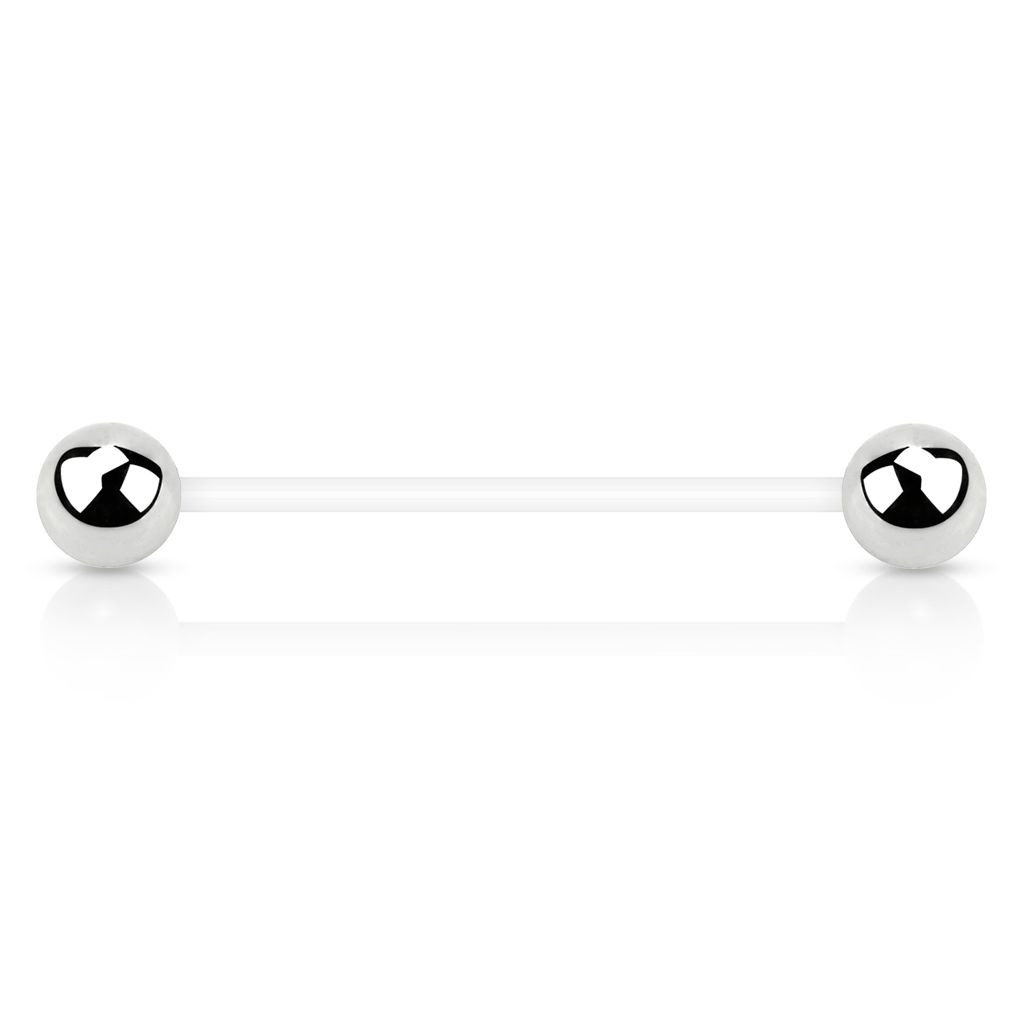 Flexible PTFE barbell with 2 balls in a variety of sizes