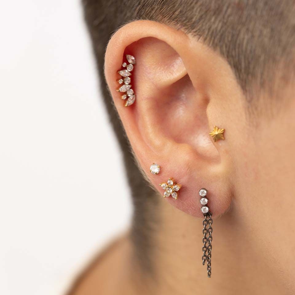 Flower labret discount
