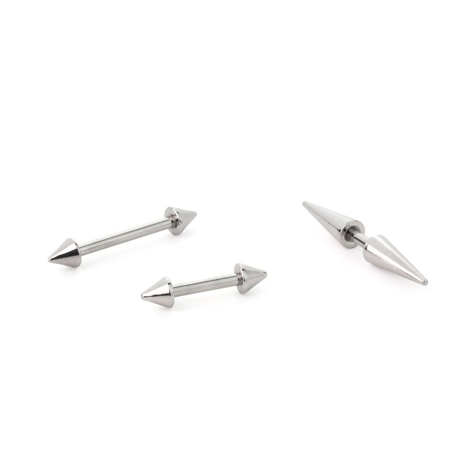 Straight barbell with spikes