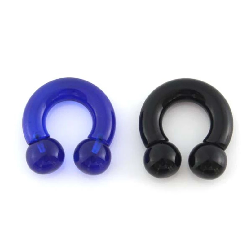 Circular barbell made of acrylic