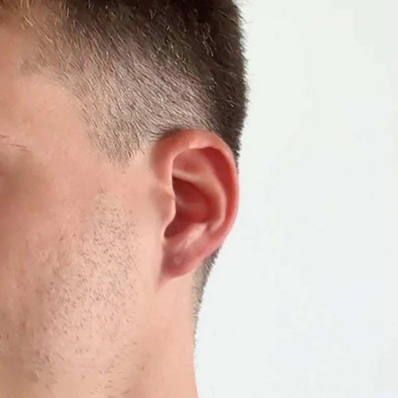Push in labret concealer