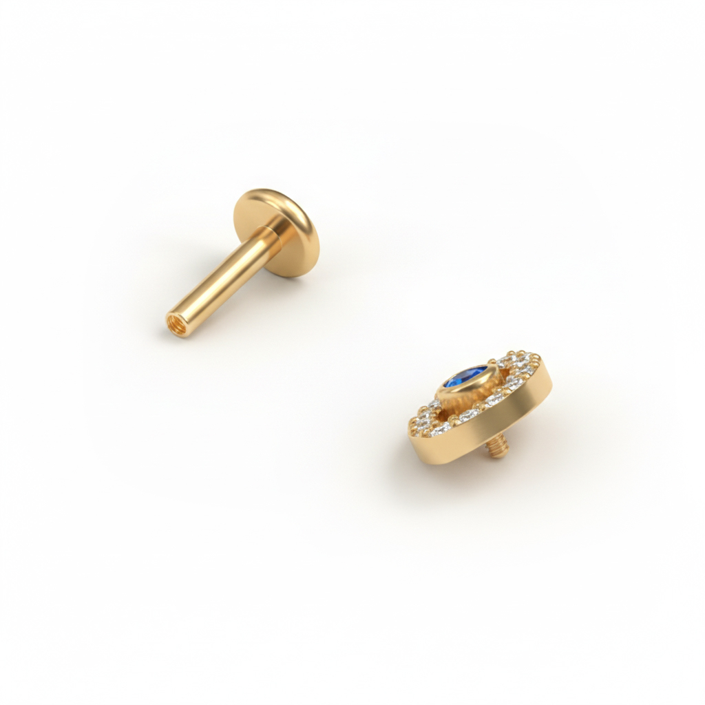 Labret με ματάκι από τιτάνιο