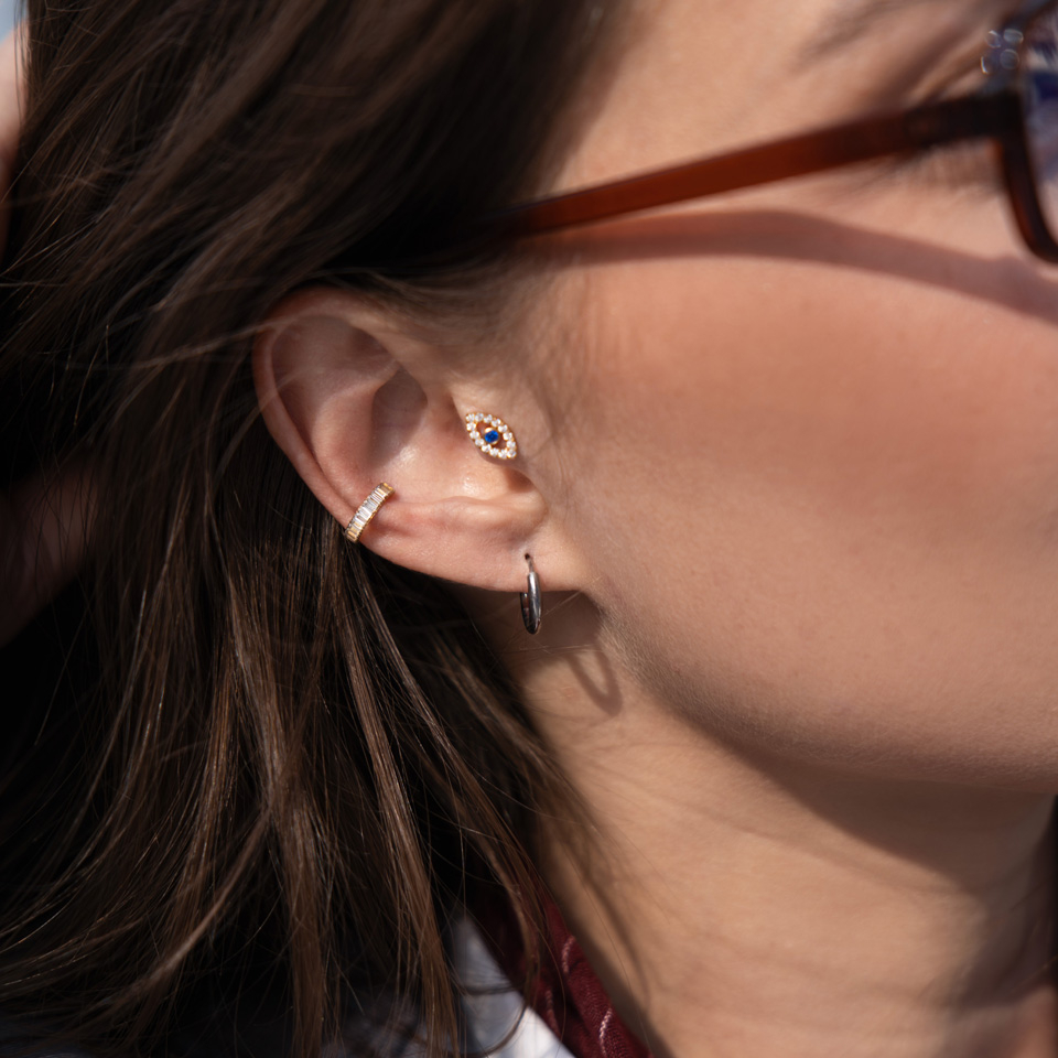 Labret με ματάκι από τιτάνιο