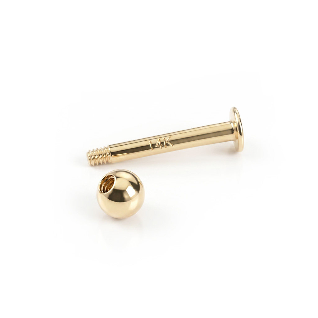 Labret iz 14kt zlata