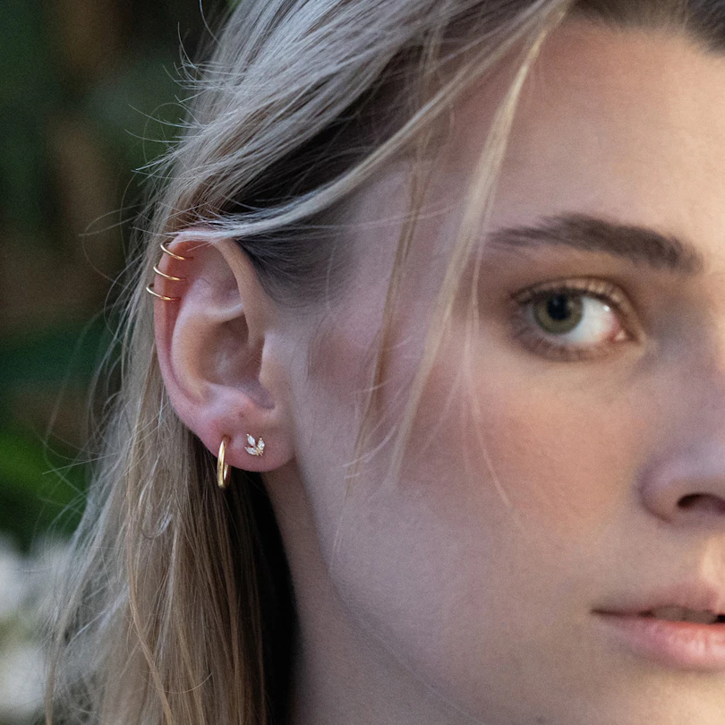 Fake ear piercing