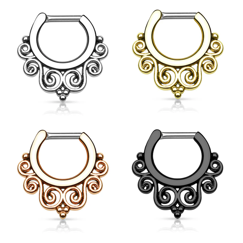 Septum clicker με πολύπλοκο σχέδιο