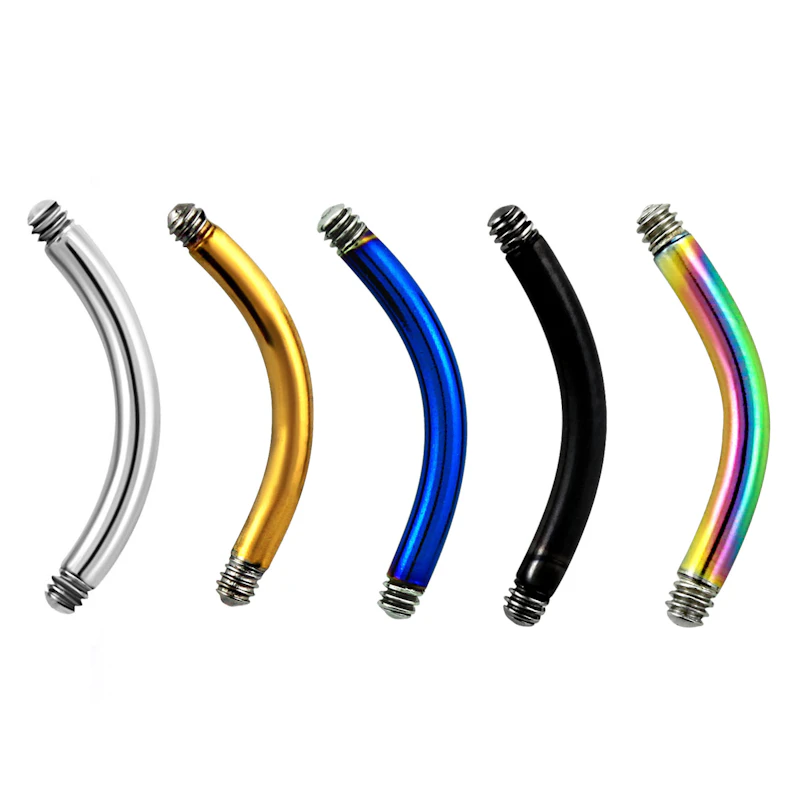 Loose curved barbell in the size of your choice