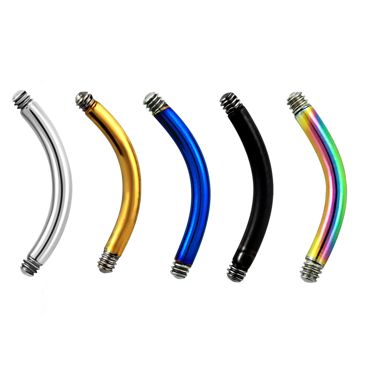 Loose curved barbell in the size of your choice