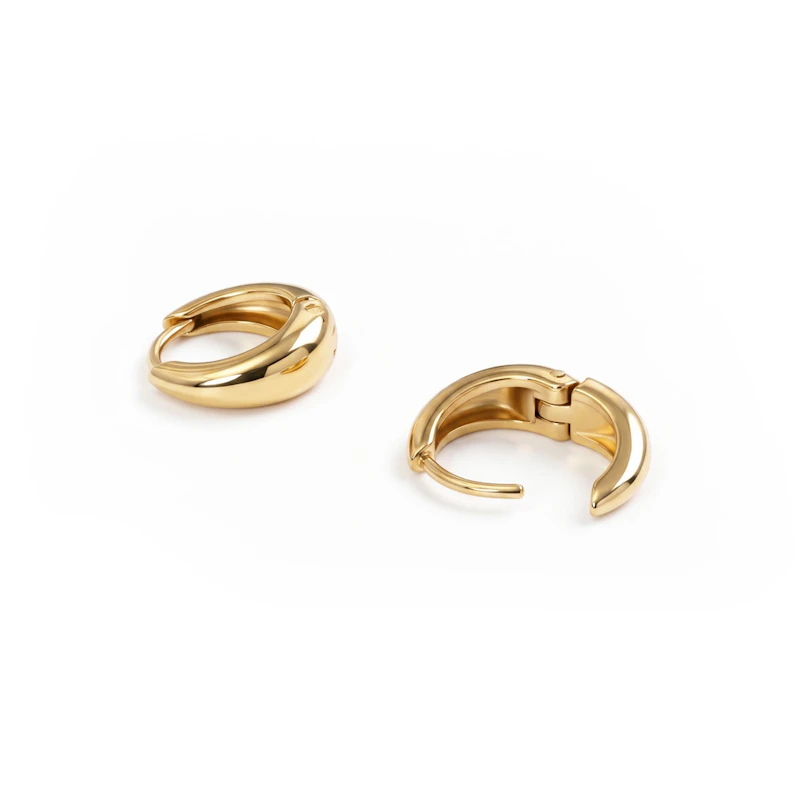 Pair of classic huggie hoops