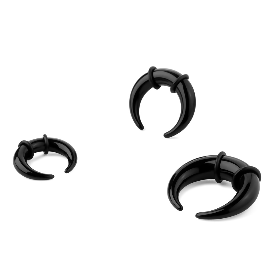 Taper c-shaped made of acrylic